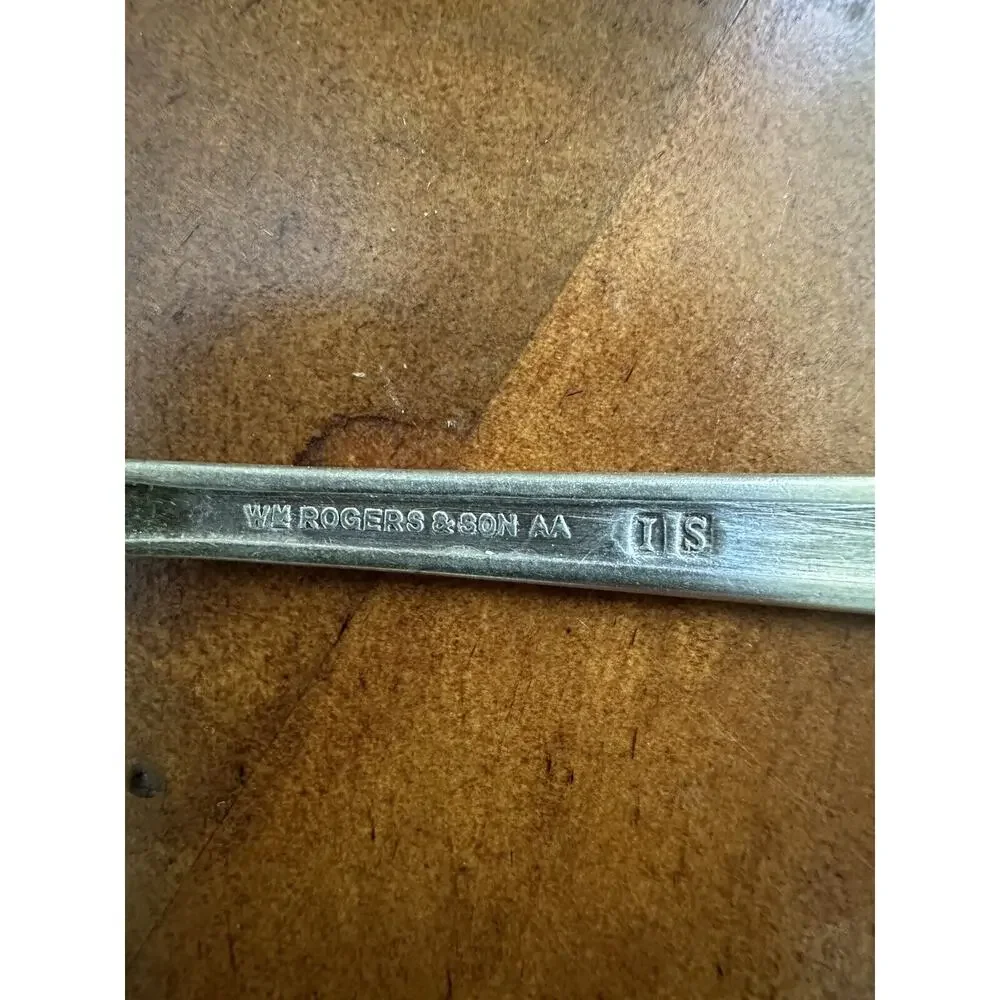 Vtg 1932 WM ROGERS SON AA IS Silverplate Dinner fork FRIENDSHIP pattern 7.5”